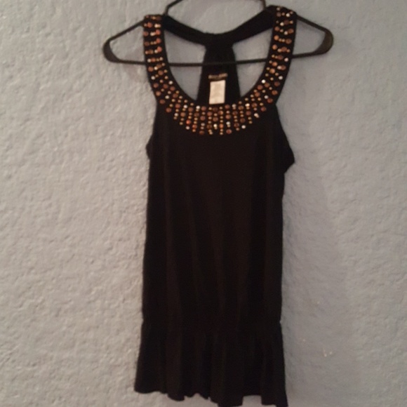 Guess Embelished Tank Top - Picture 1 of 5